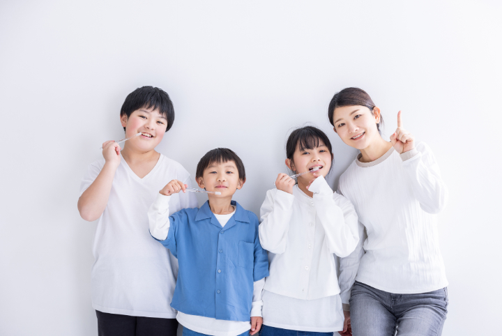 正しい歯みがきを習慣化する家族