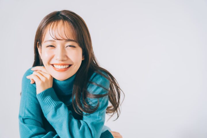 笑顔の女性