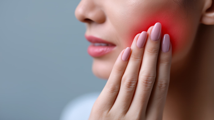 マウスピース矯正中に虫歯になった女性