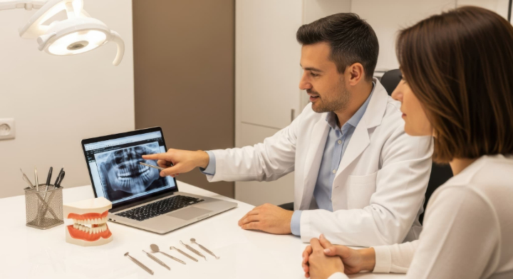 マウスピース矯正のカウンセリングの様子