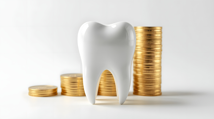 歯のクリーニングにかかる費用のイメージ