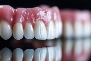 前歯の入れ歯のイメージ